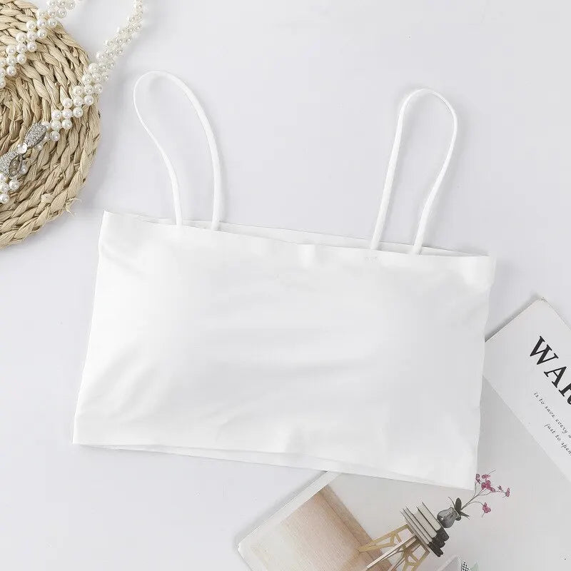 Top Cropped Sem Costura para Mulher