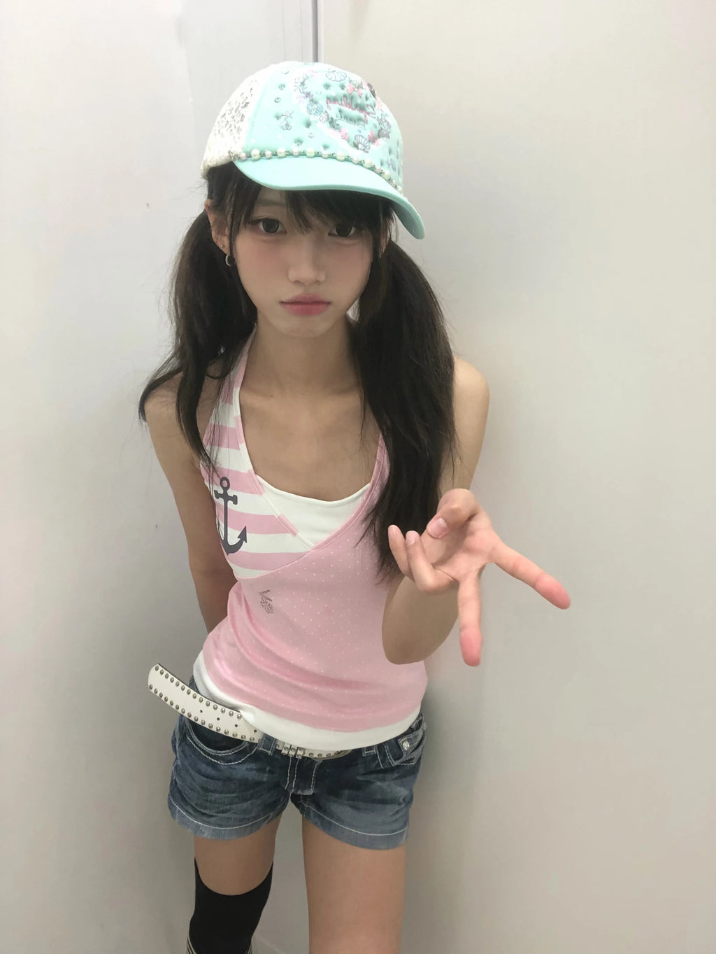 Top Halter Y2K com Strass